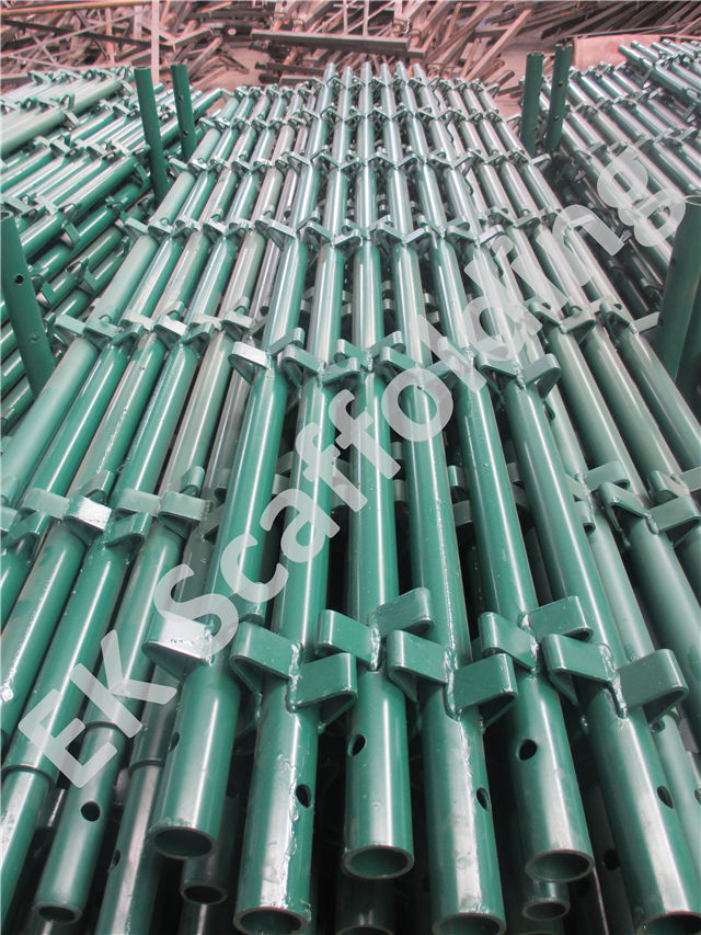 Sistema di ponteggi verticale galvanizzato verniciato standard Kwikstage