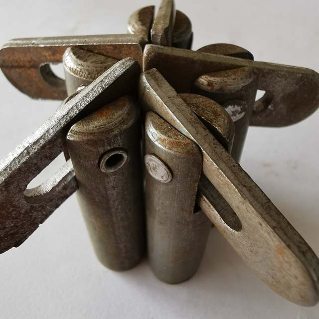 Accessori per ponteggi zincati Perno di bloccaggio in acciaio nero
