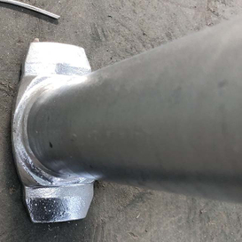 Sistema di rinforzo con impalcature galvanizzata